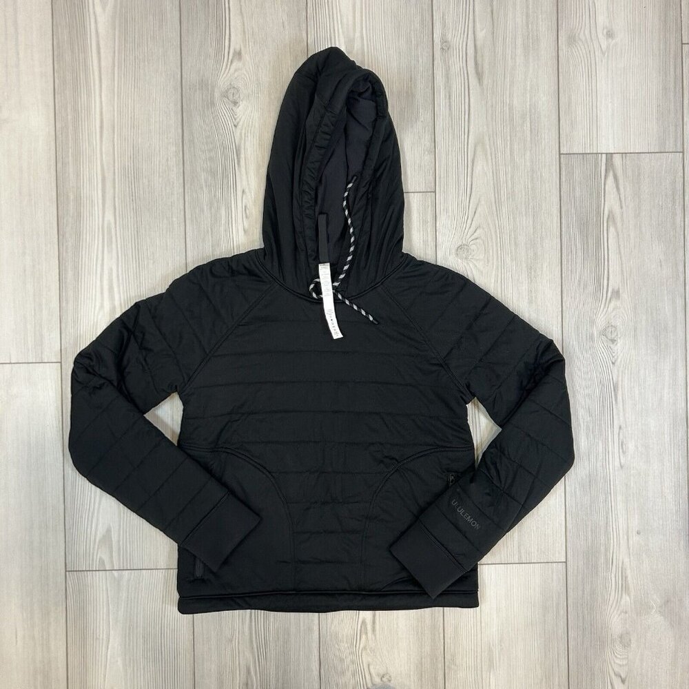 Lululemon Dynamic Movement Hoodie Lightly Insulated Size 4 Black BLK Womens